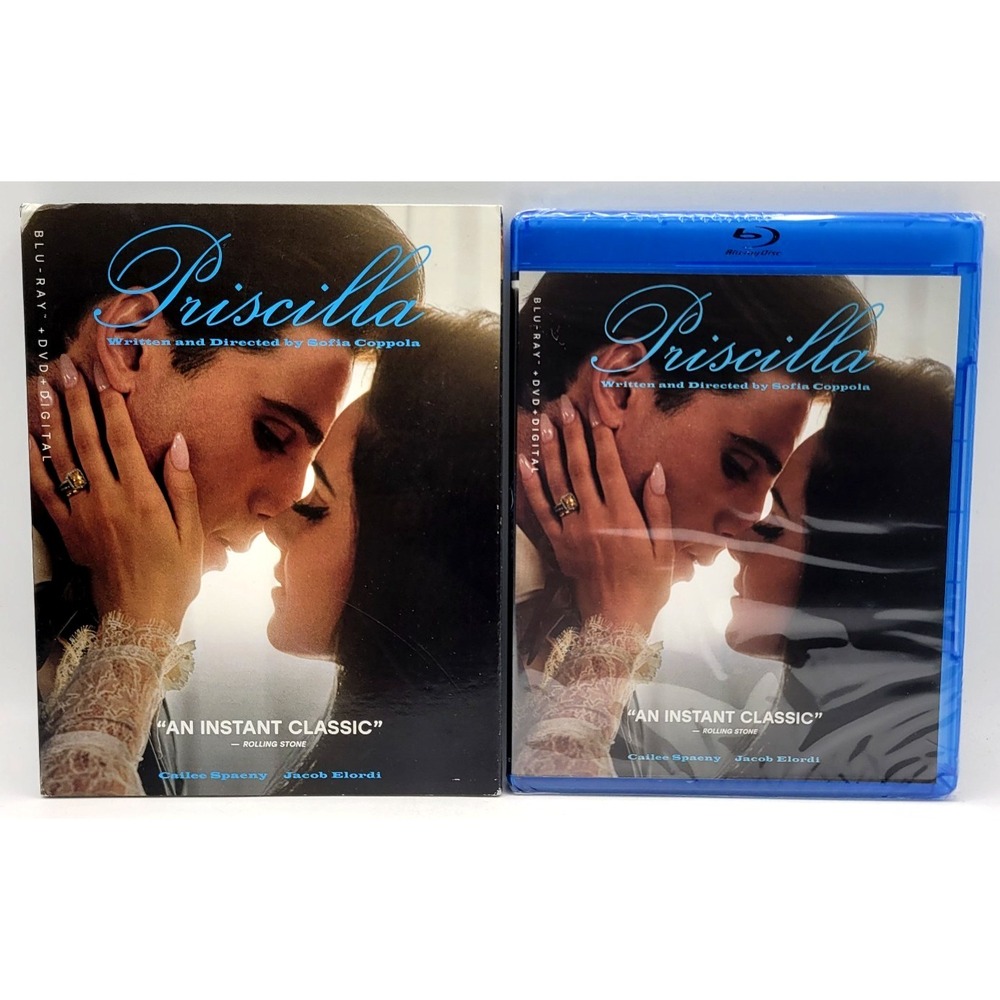 Priscilla‎ Blu-ray + DVD COMBO (2023) w/ slipcover FACTORY SEALED NEW